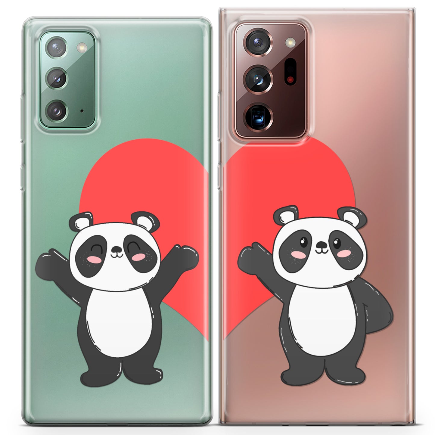 Cavka iPhone Couple Cases Lovely Pandas