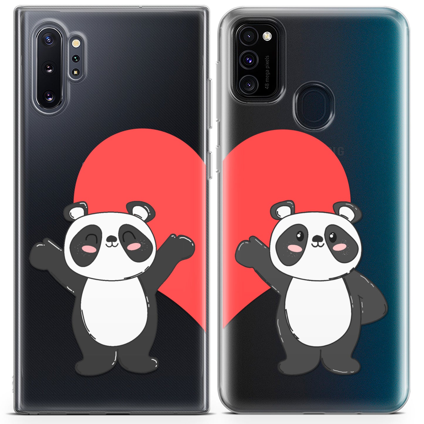 Cavka iPhone Couple Cases Lovely Pandas