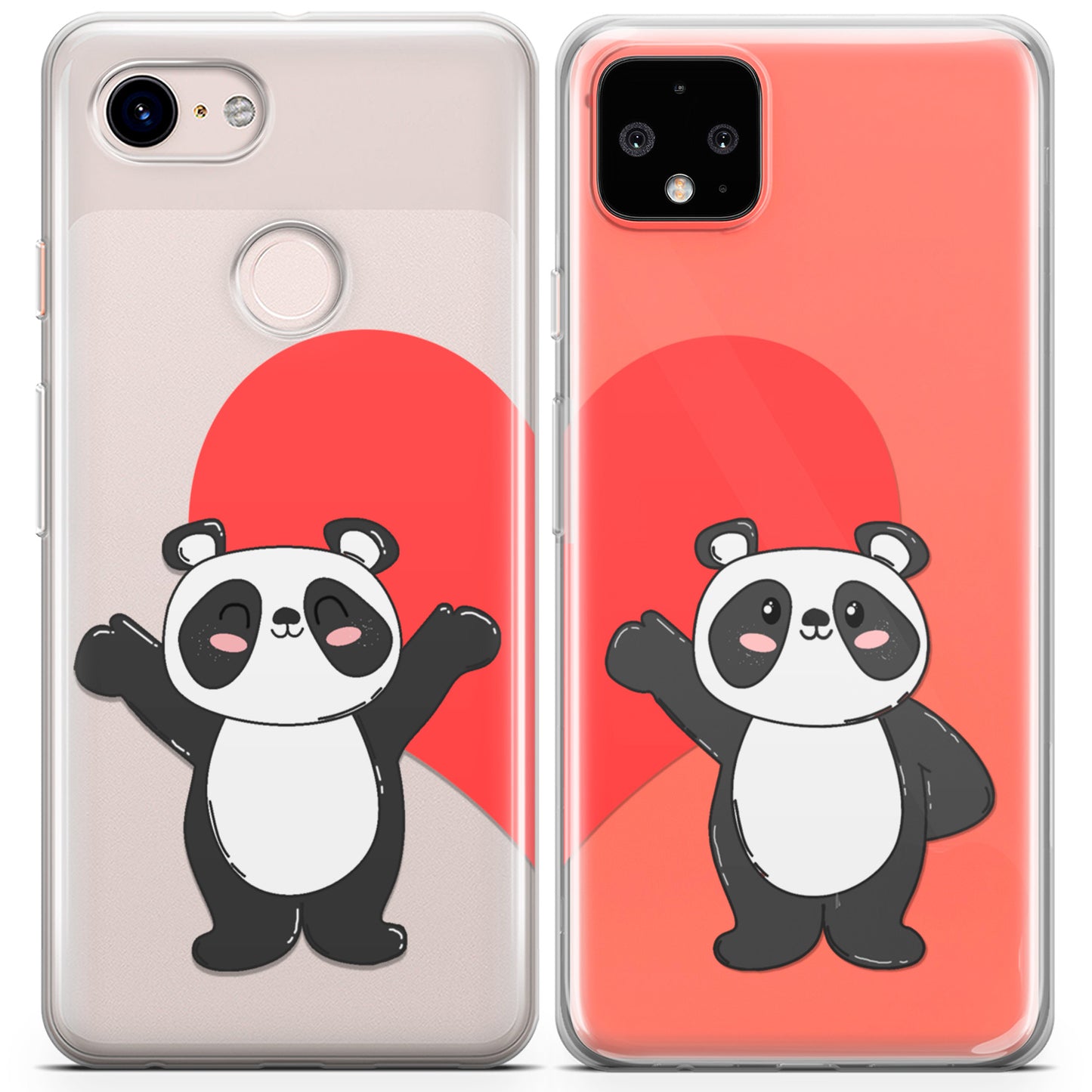 Cavka iPhone Couple Cases Lovely Pandas