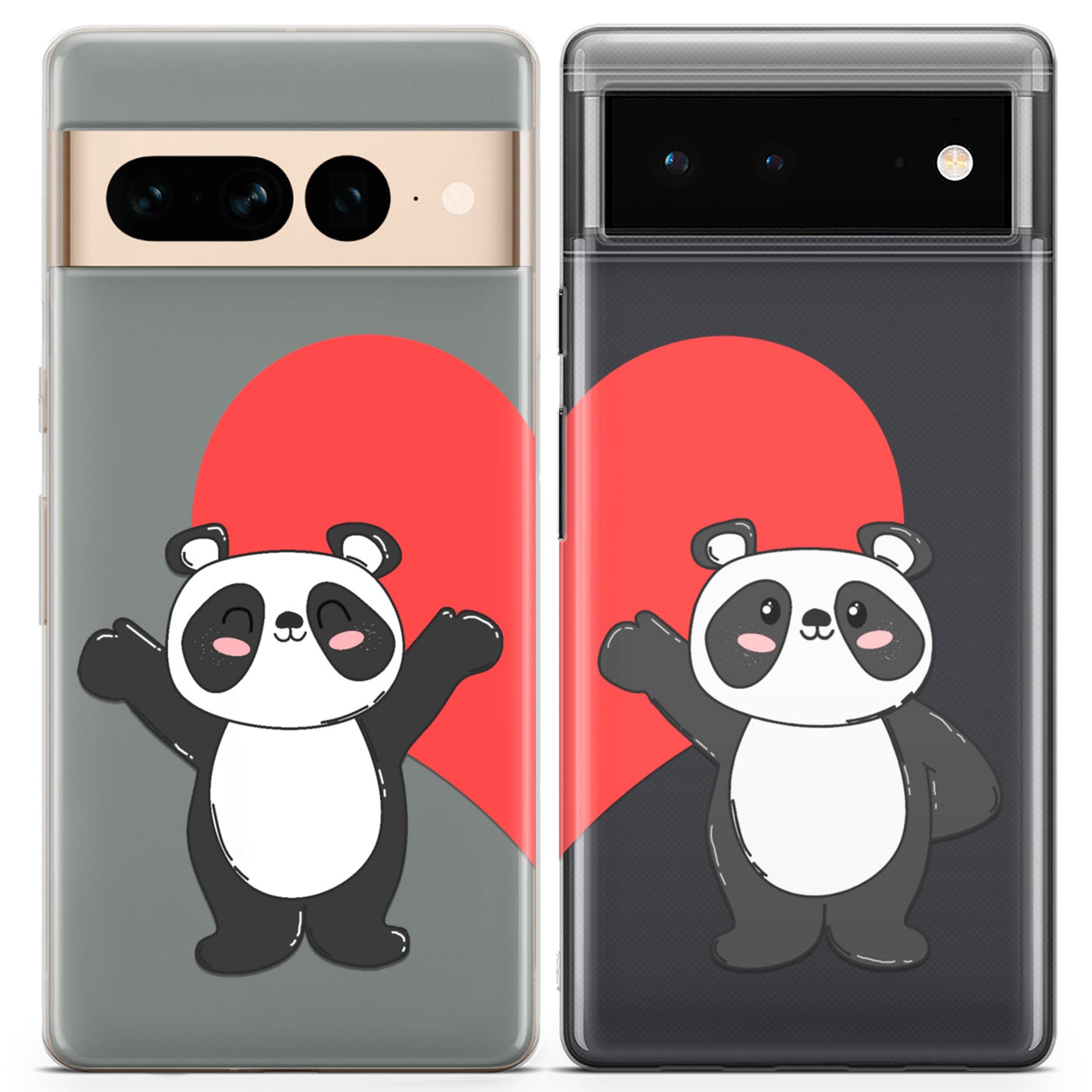 Cavka iPhone Couple Cases Lovely Pandas