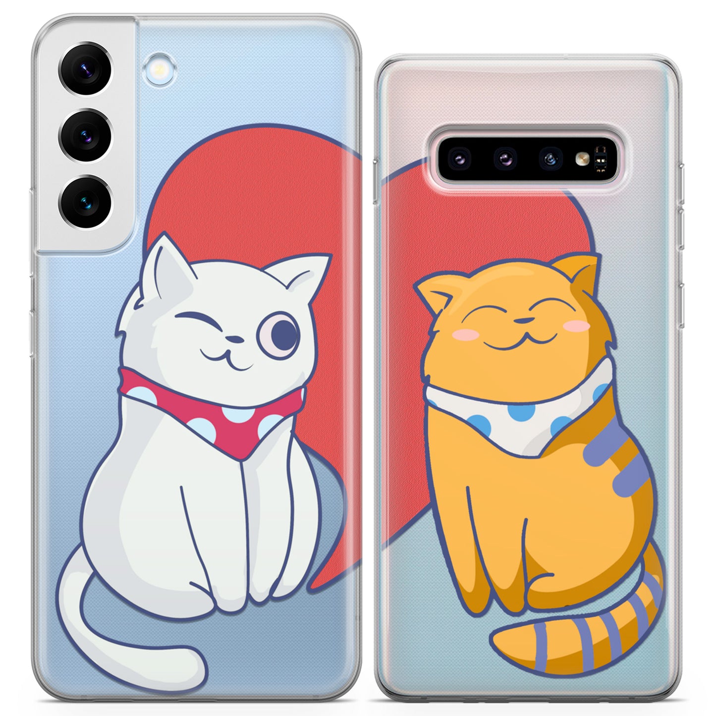 Cavka iPhone Couple Cases Adorable Cats