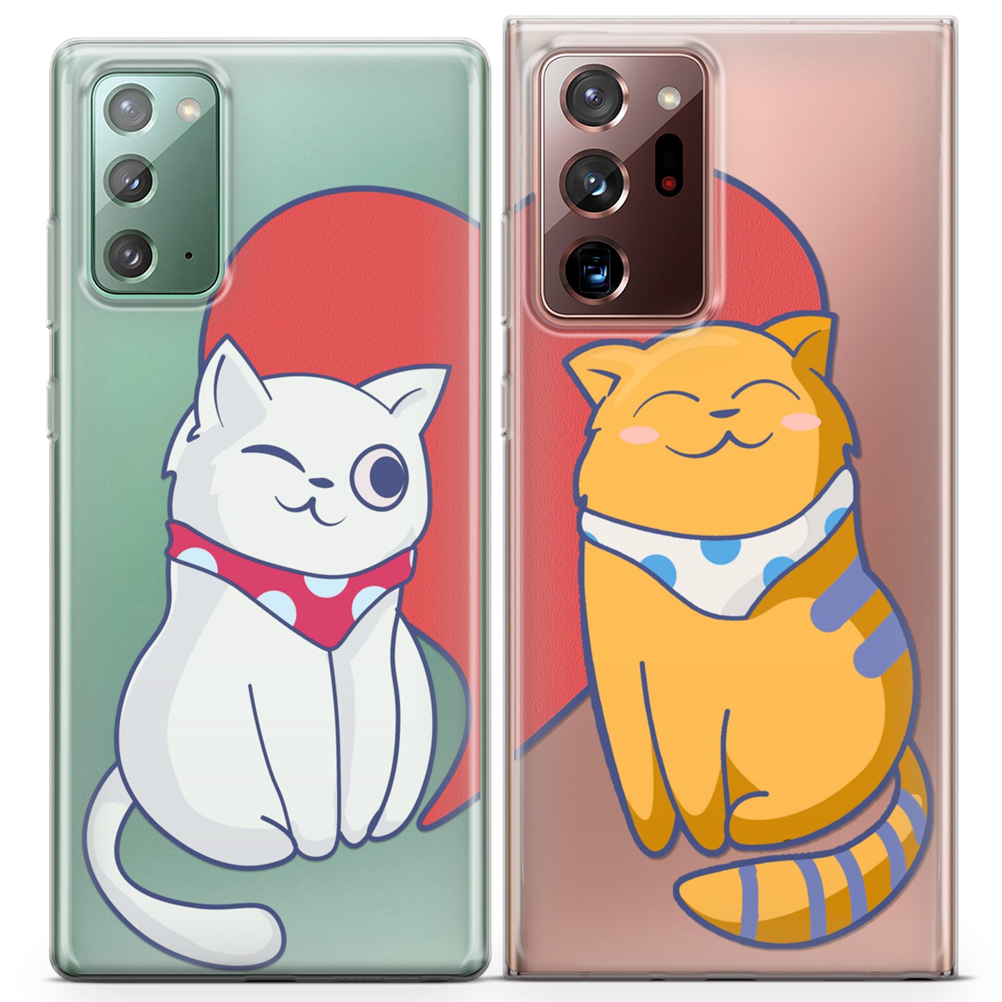 Cavka iPhone Couple Cases Adorable Cats