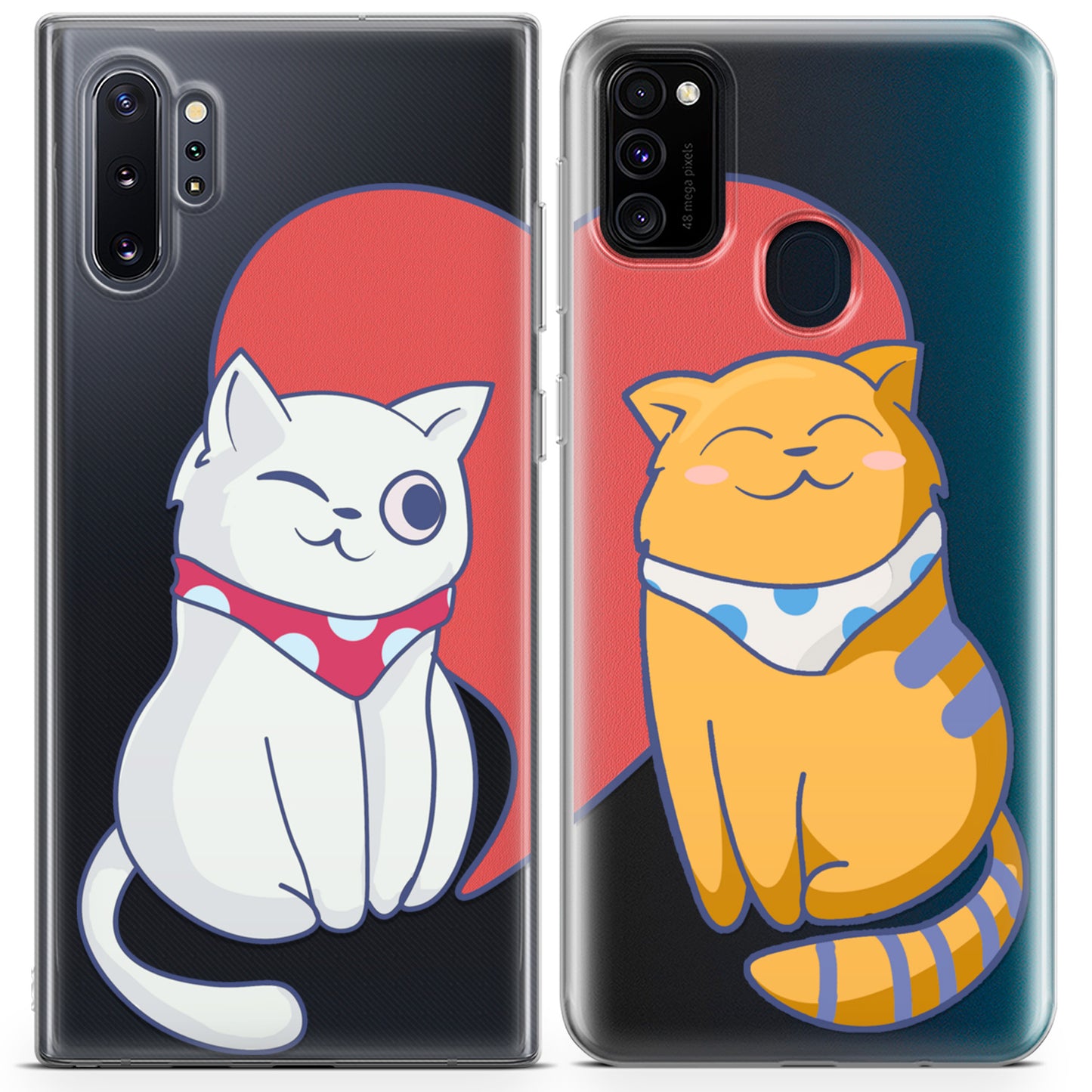 Cavka iPhone Couple Cases Adorable Cats