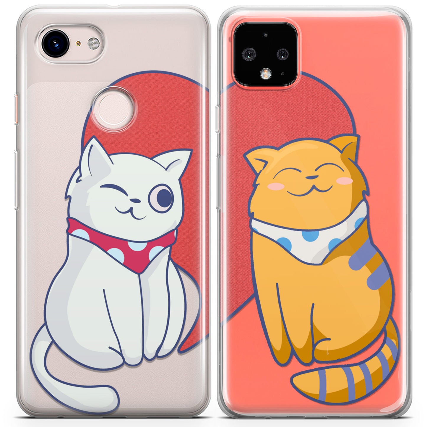 Cavka iPhone Couple Cases Adorable Cats