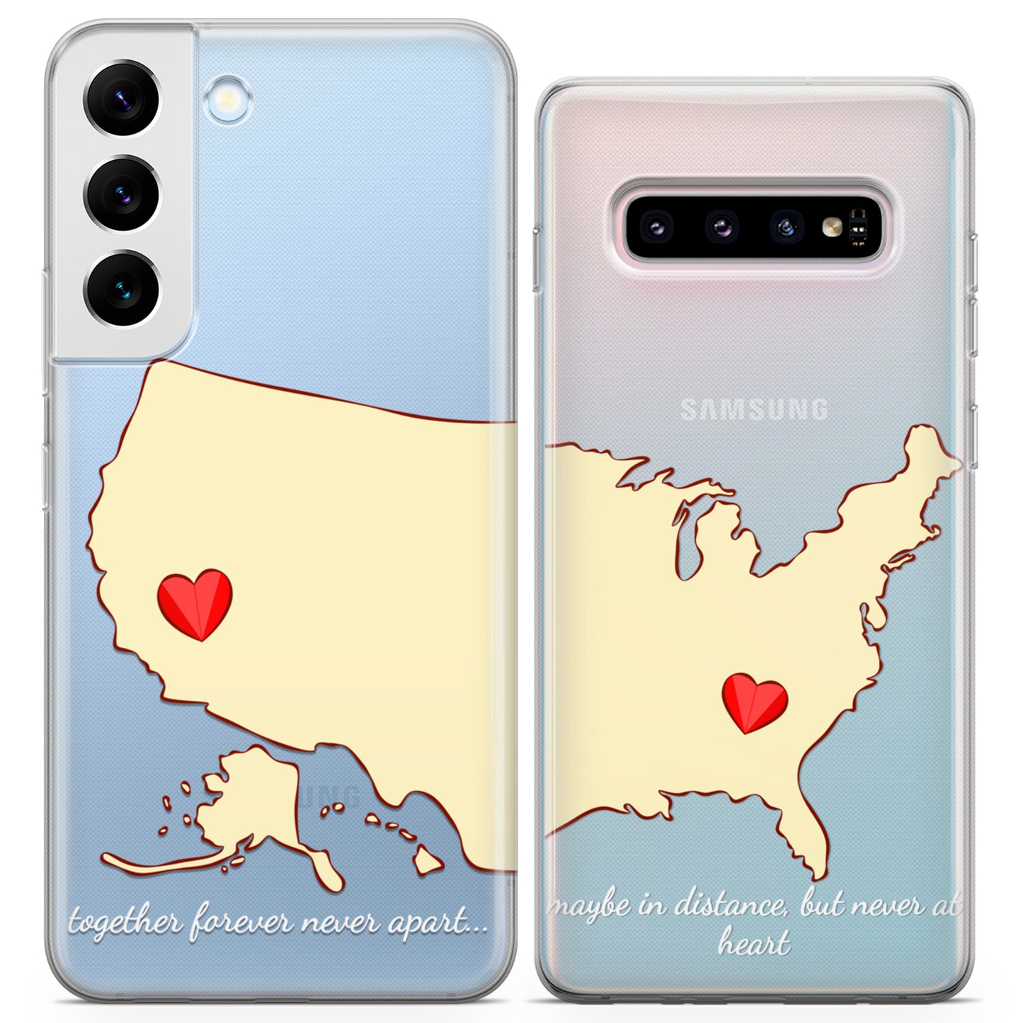 Cavka iPhone Couple Cases Distance Love