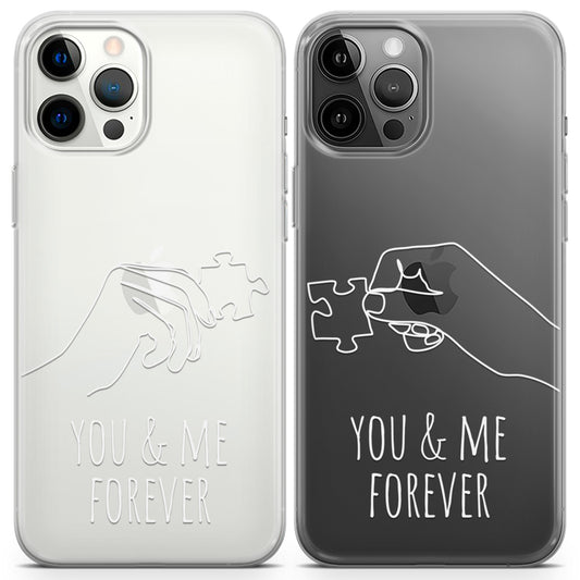 Cavka iPhone Couple Cases You & Me Forever Puzzle