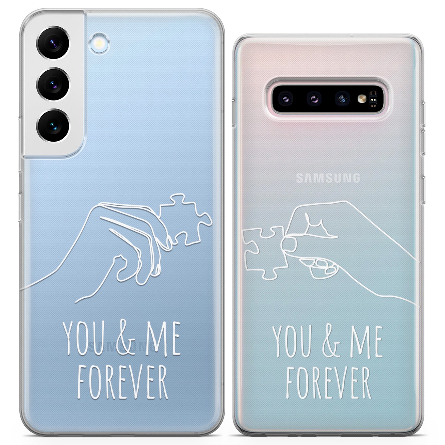 Cavka iPhone Couple Cases You & Me Forever Puzzle