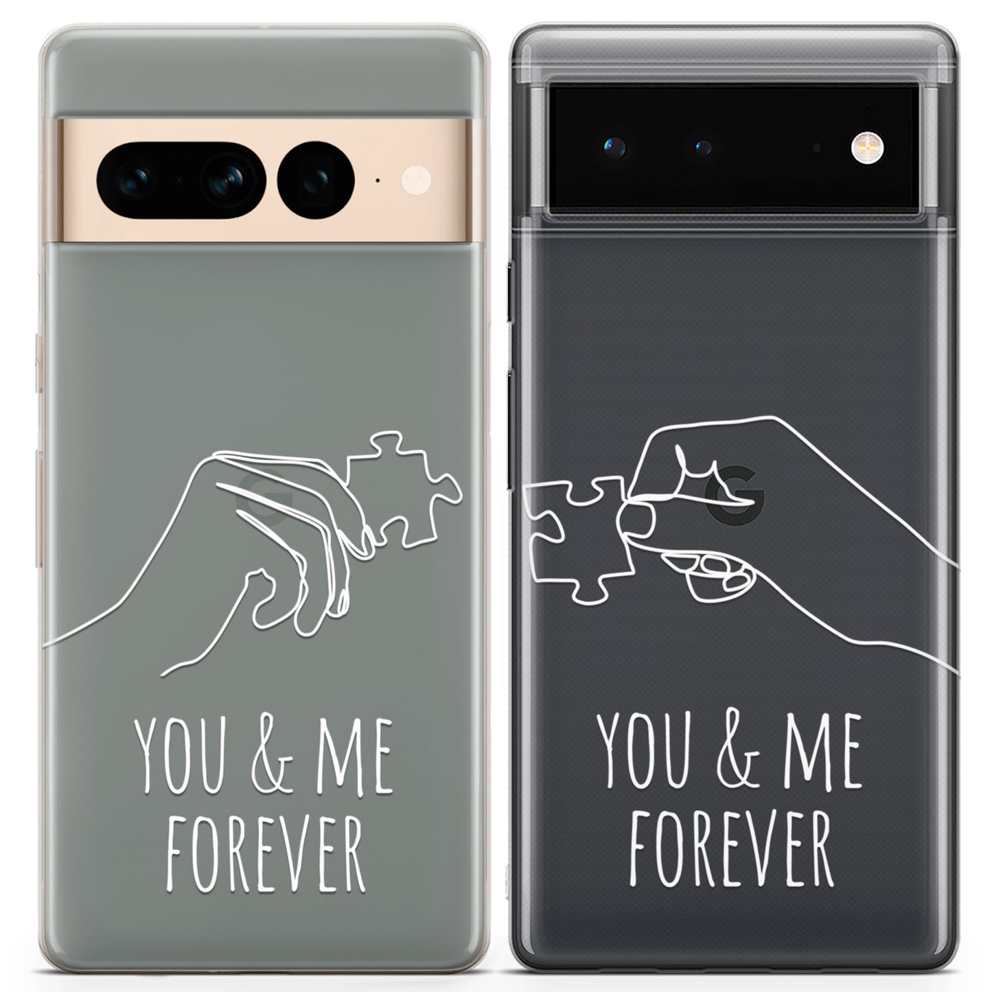 Cavka iPhone Couple Cases You & Me Forever Puzzle