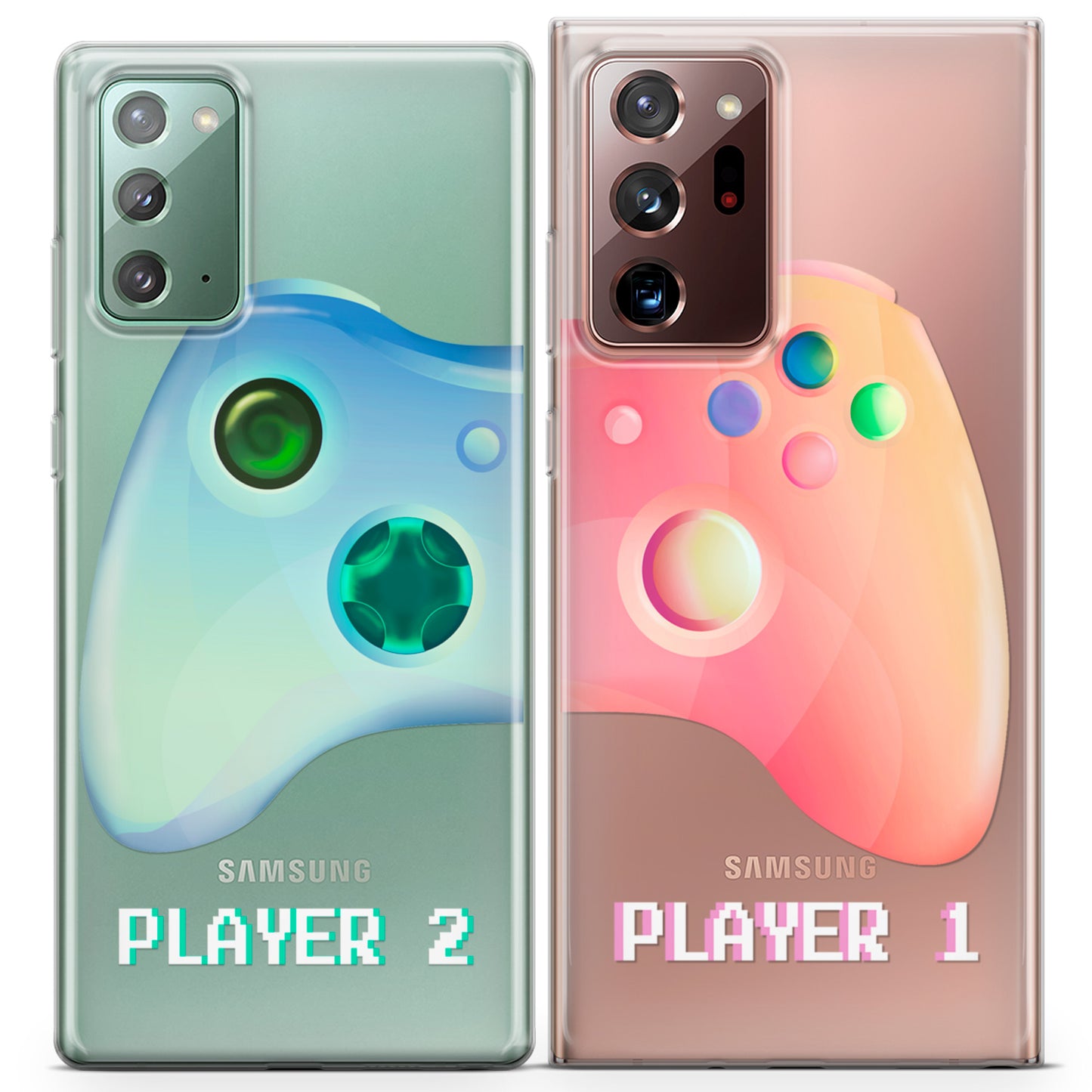 Cavka iPhone Couple Cases Cute Gamepad