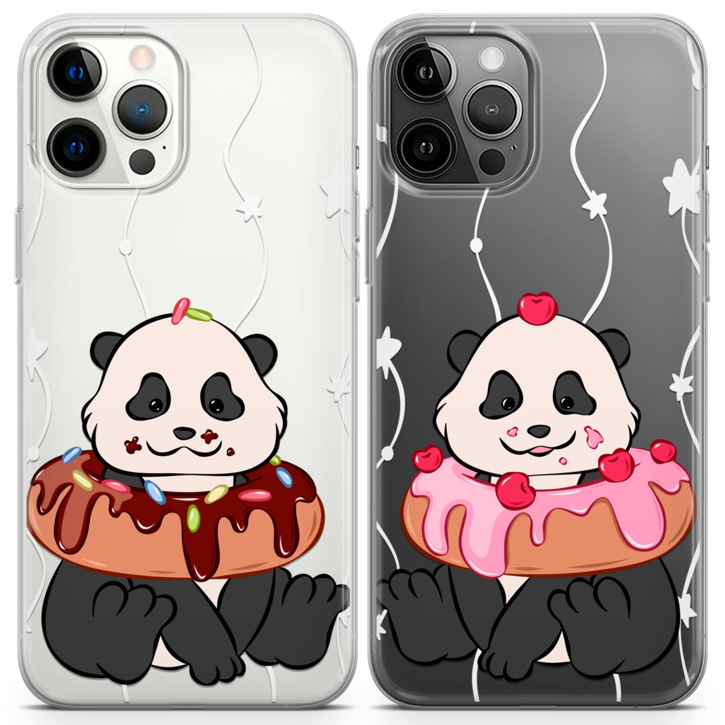 Cavka iPhone Couple Cases Sweet Pandas