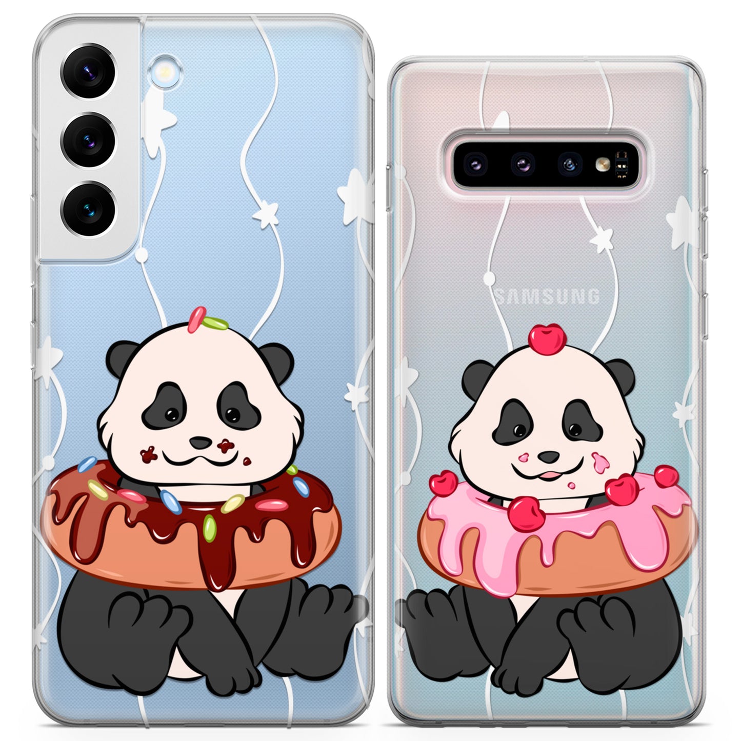 Cavka iPhone Couple Cases Sweet Pandas