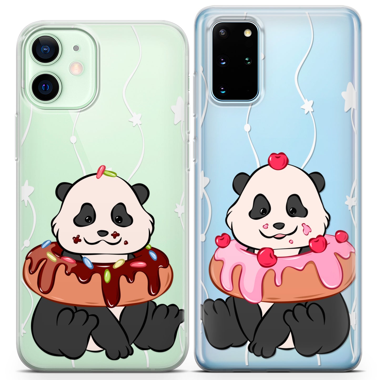 Cavka iPhone Couple Cases Sweet Pandas