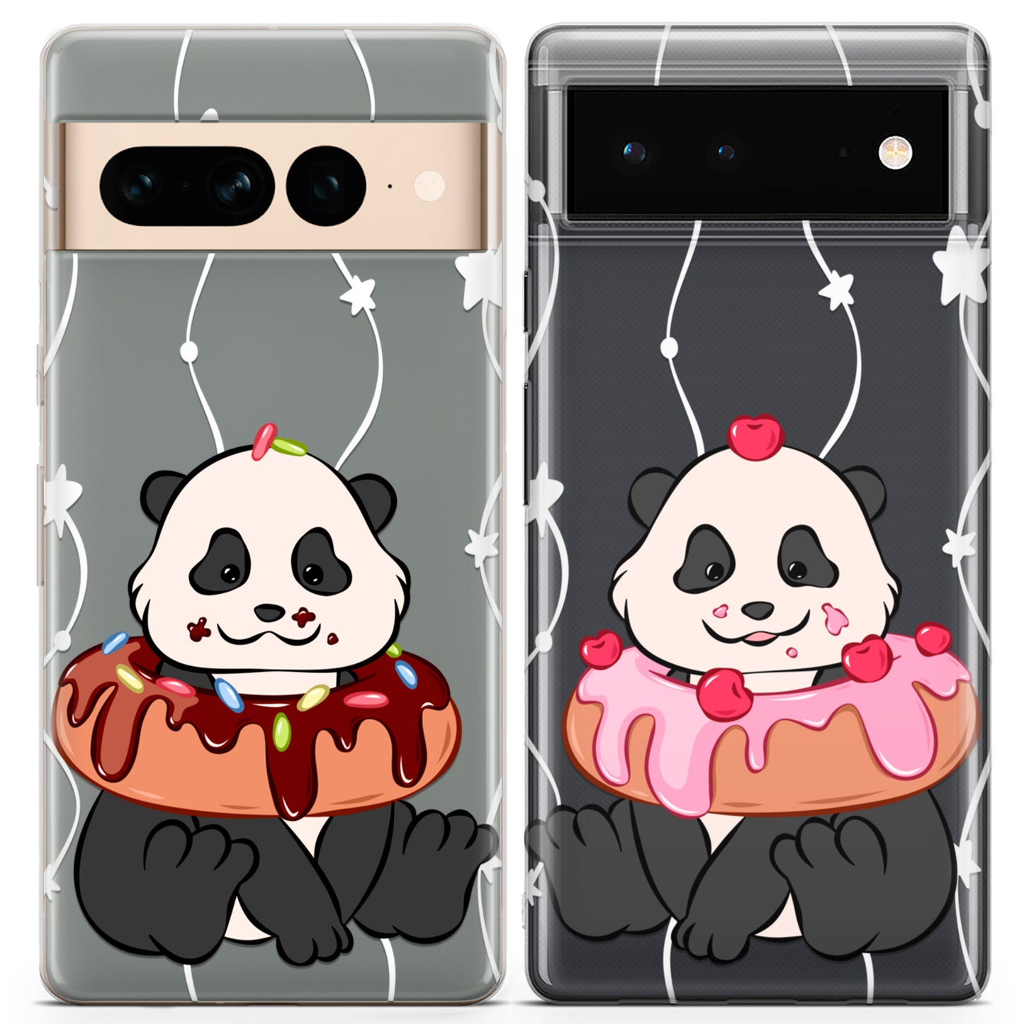 Cavka iPhone Couple Cases Sweet Pandas