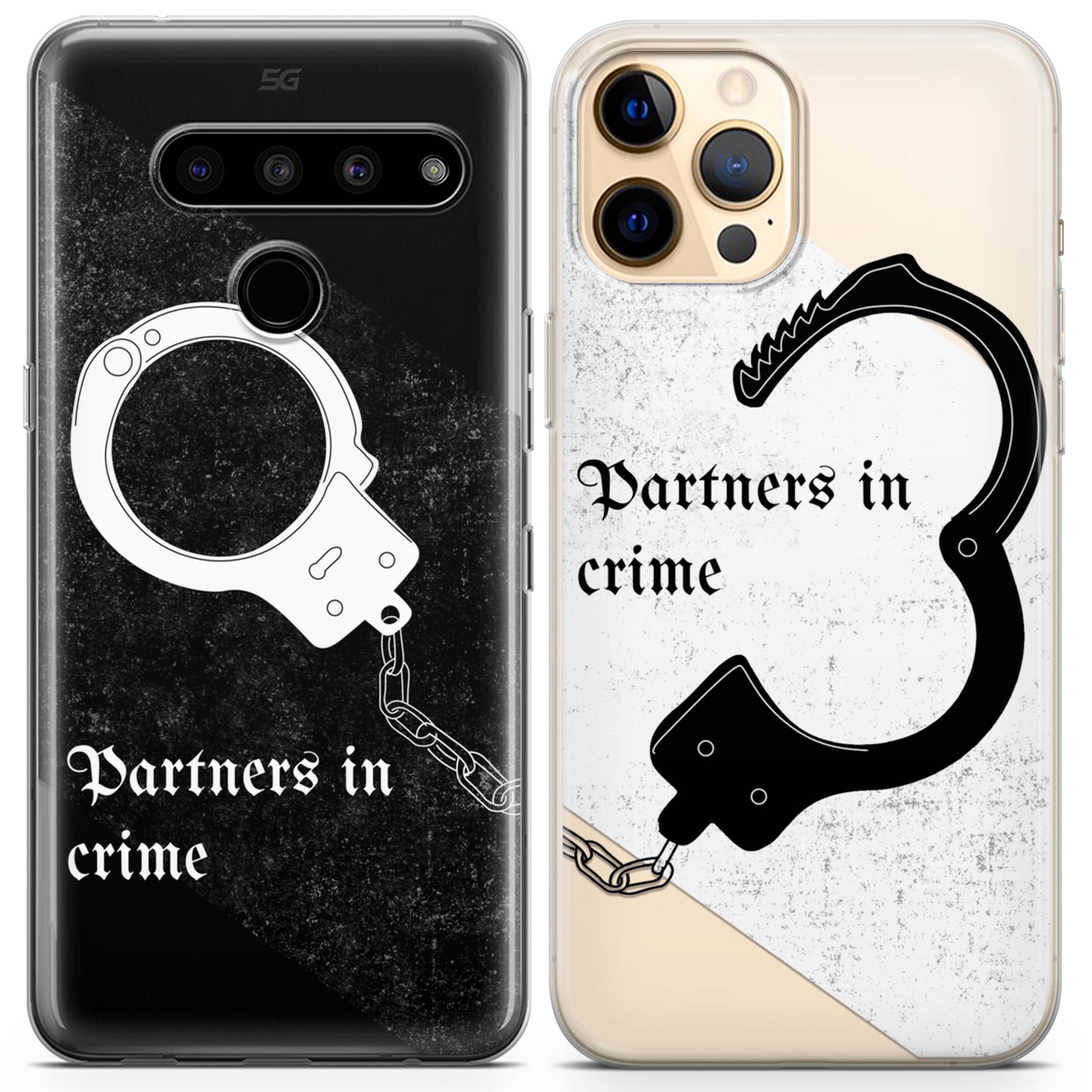 Cavka iPhone Couple Cases Cute Partners in Crime