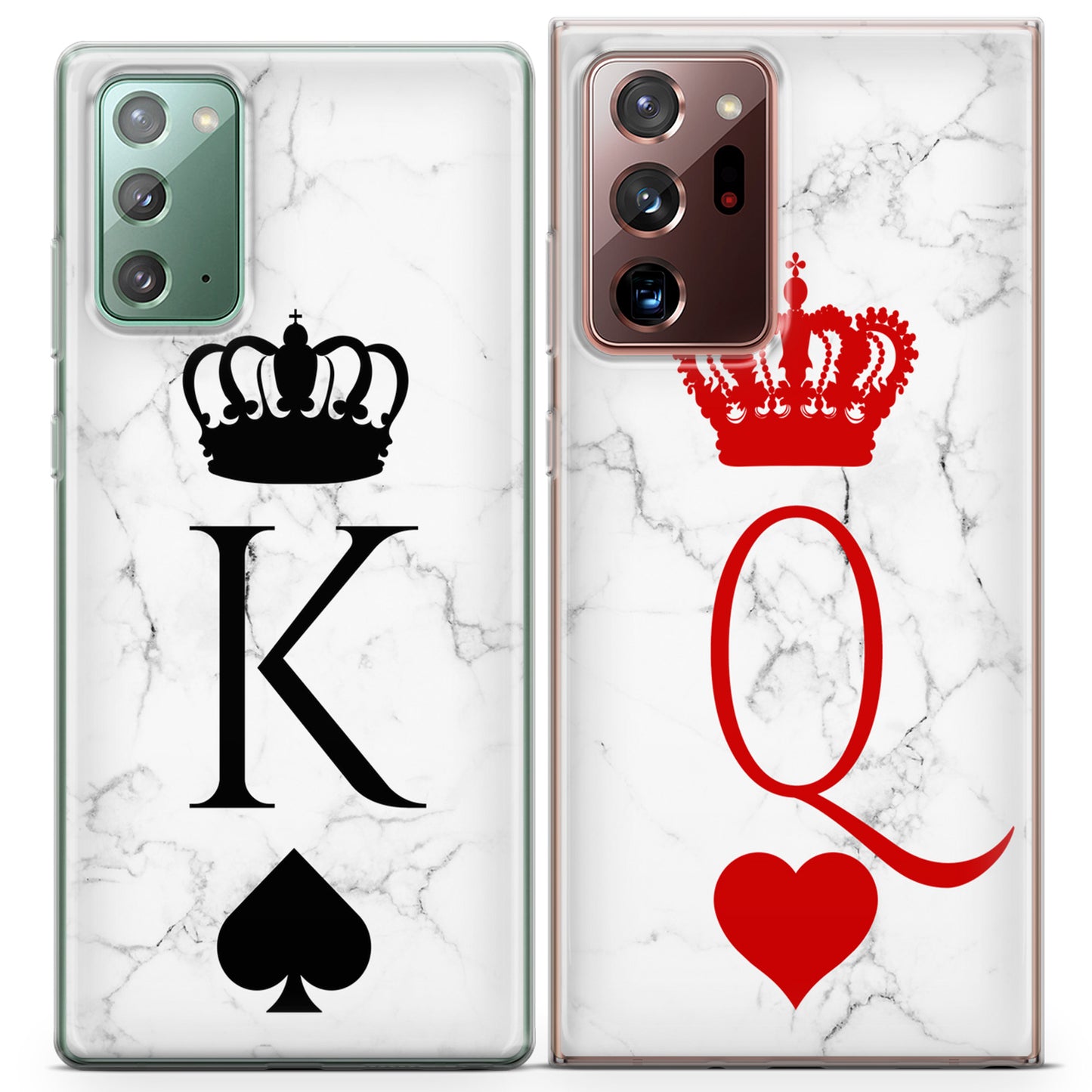 Cavka iPhone Couple Cases Marble King and Queen