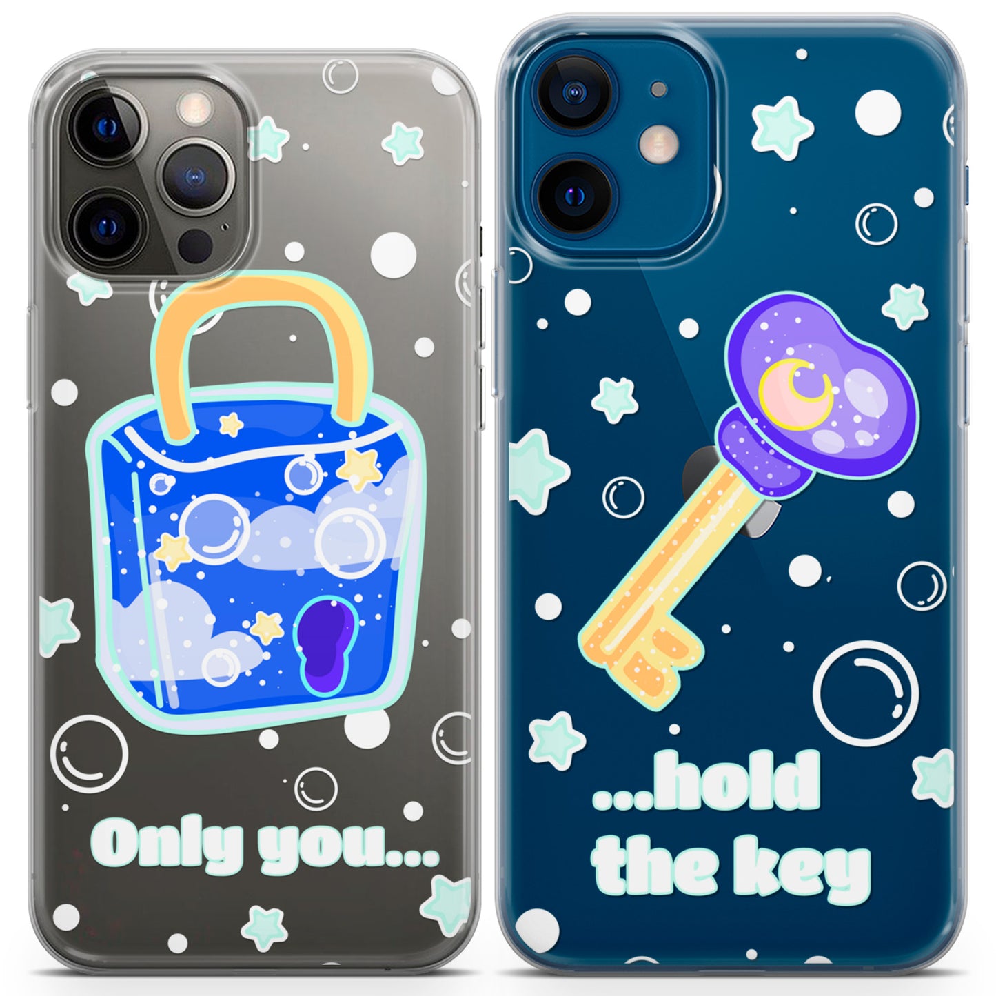 Cavka iPhone Couple Cases Only You Hold the Key