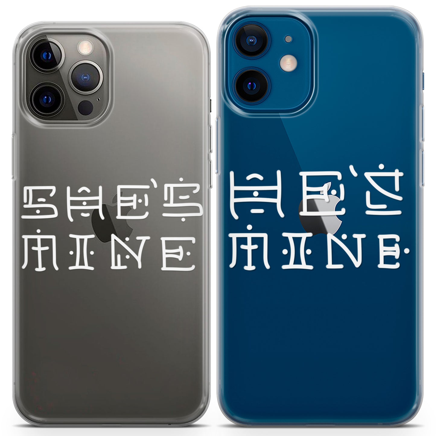 Cavka iPhone Couple Cases She's Mine Hieroglyph