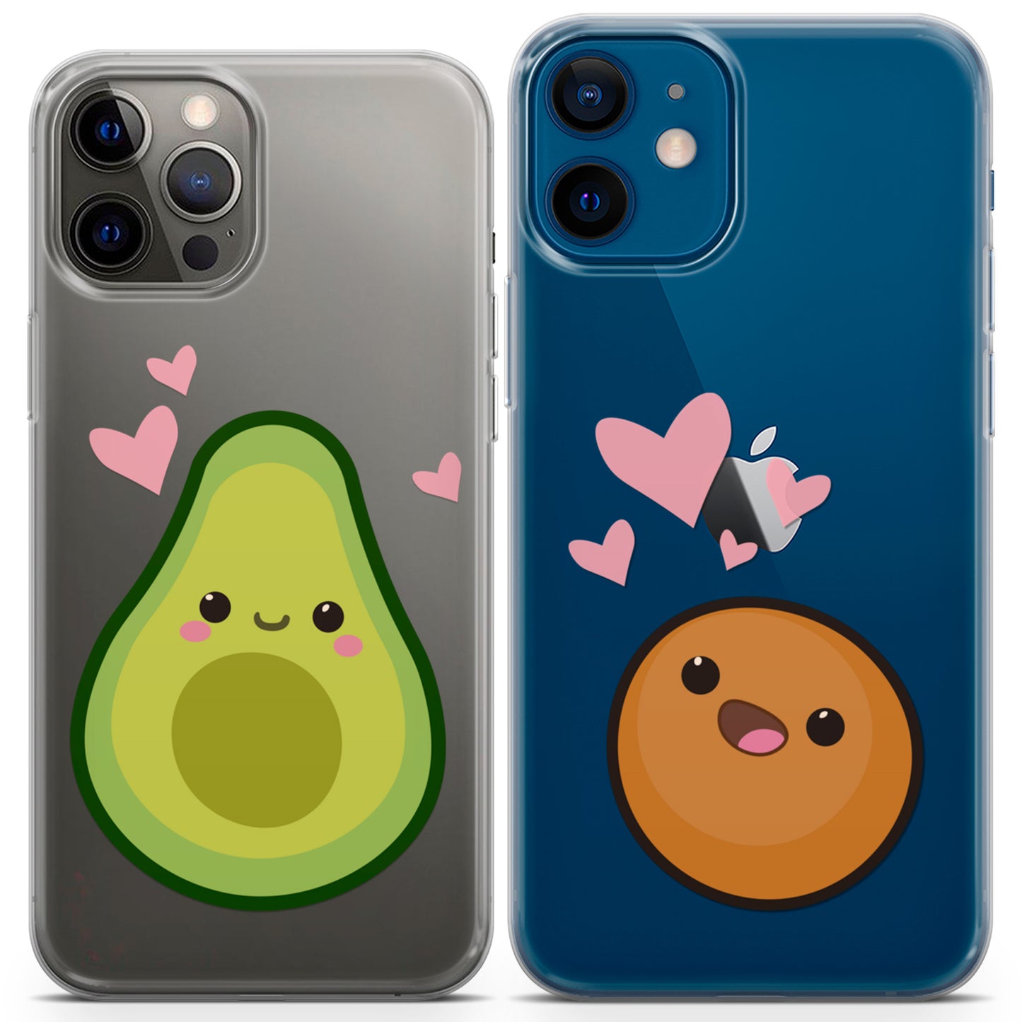 Cavka iPhone Couple Cases Kawaii Avocado