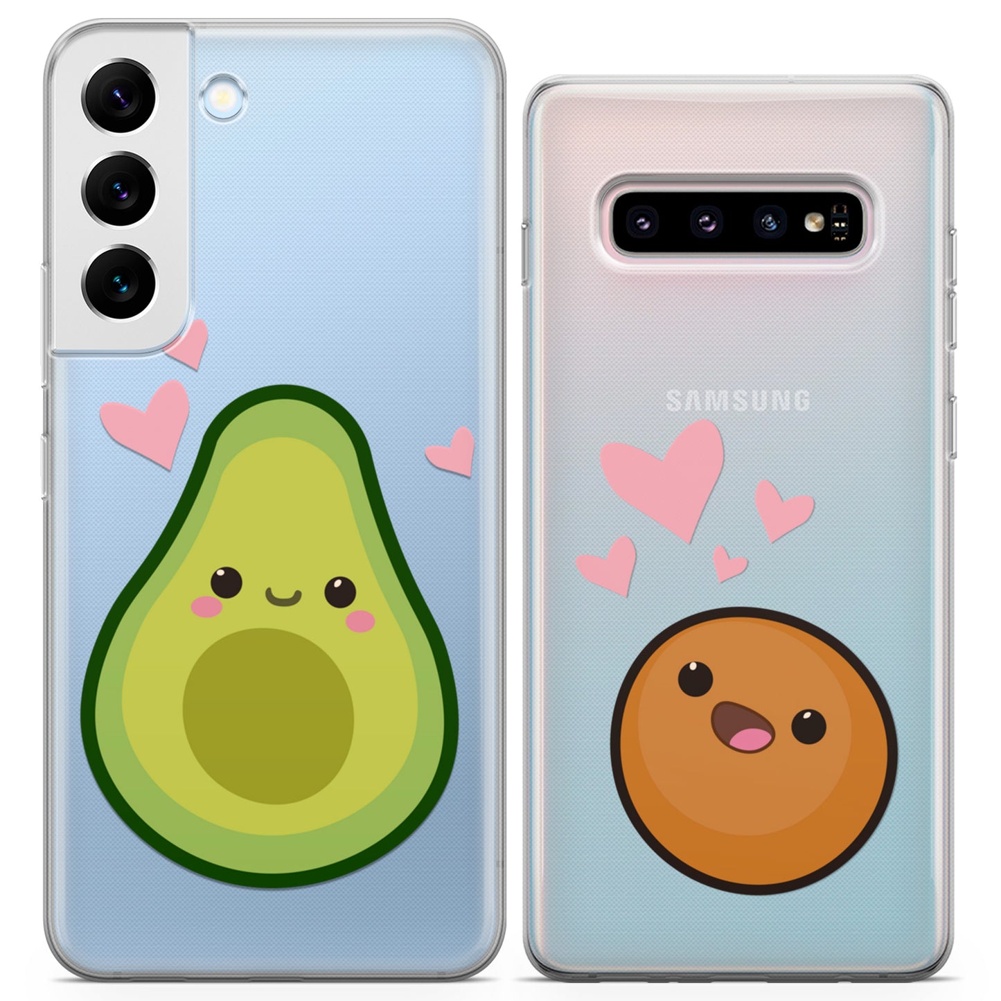 Cavka iPhone Couple Cases Kawaii Avocado