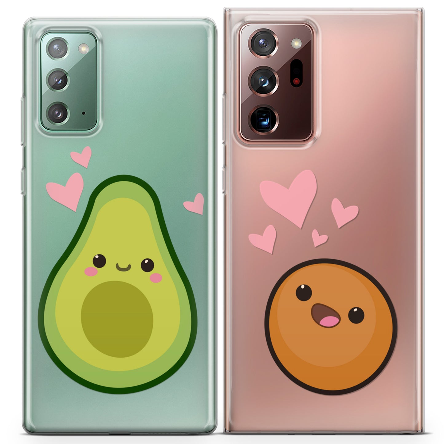 Cavka iPhone Couple Cases Kawaii Avocado