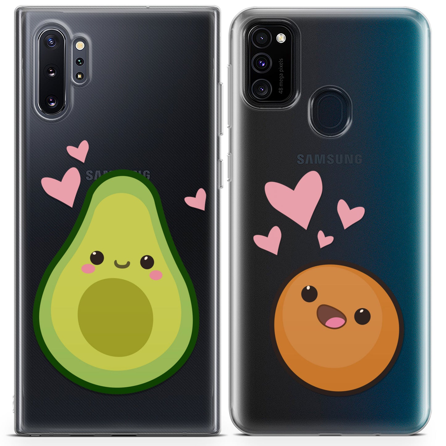 Cavka iPhone Couple Cases Kawaii Avocado