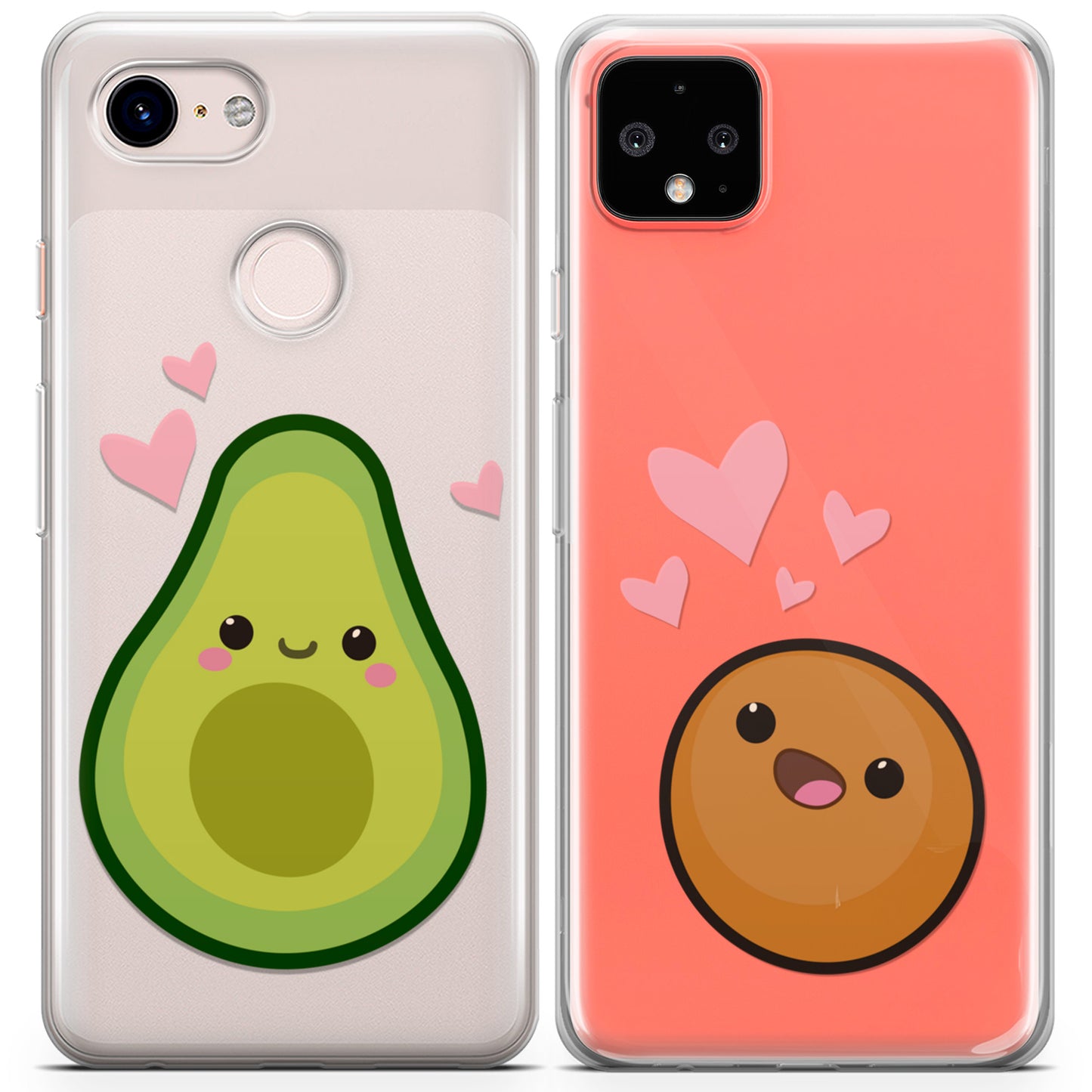 Cavka iPhone Couple Cases Kawaii Avocado