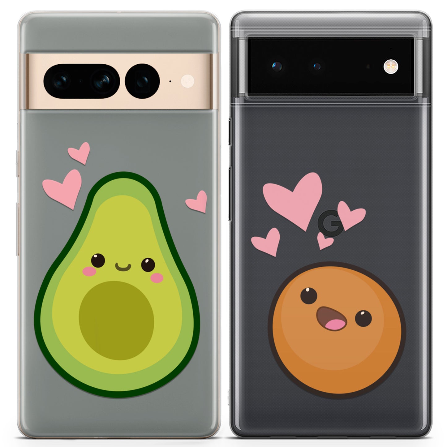 Cavka iPhone Couple Cases Kawaii Avocado