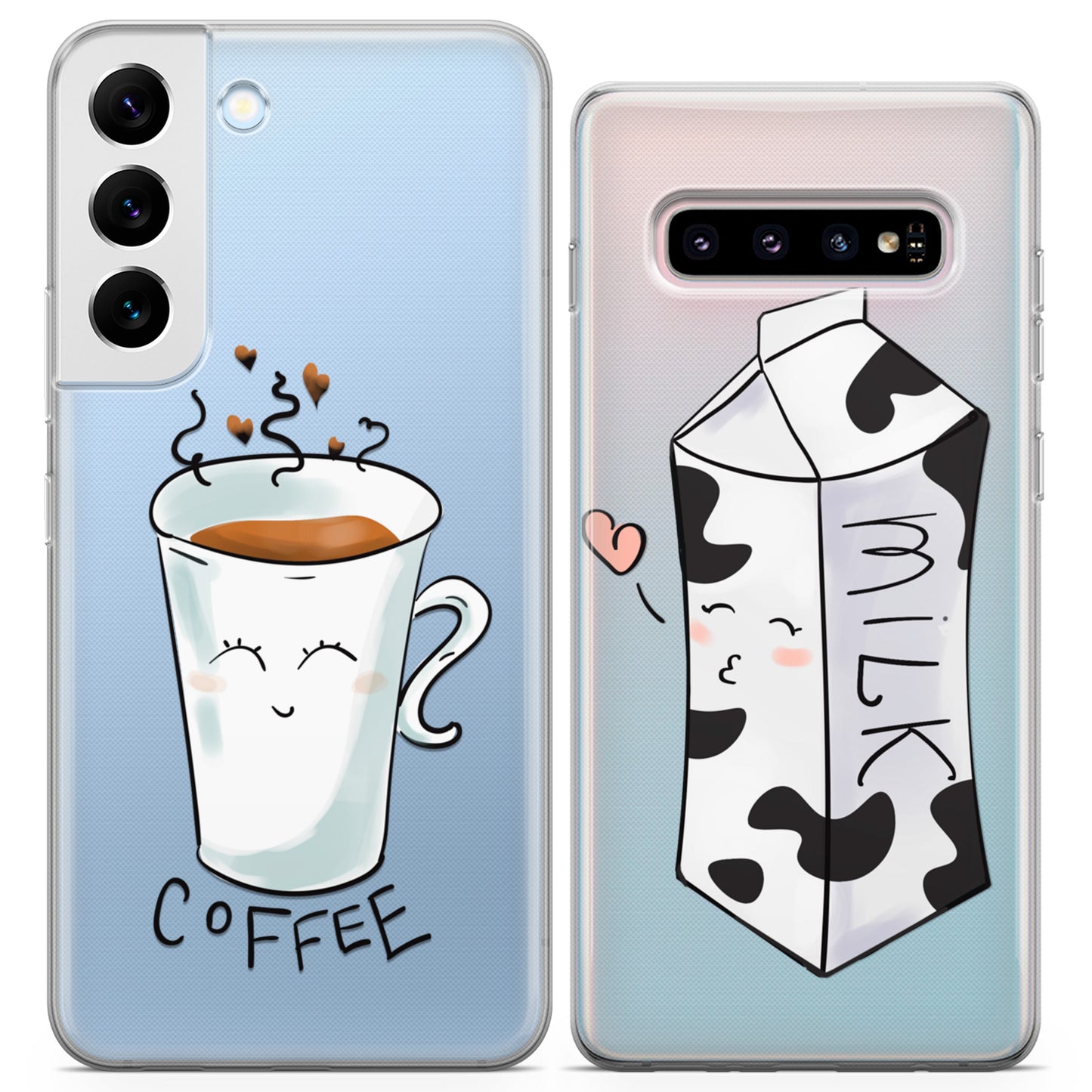 Cavka iPhone Couple Cases Milk and Coffee