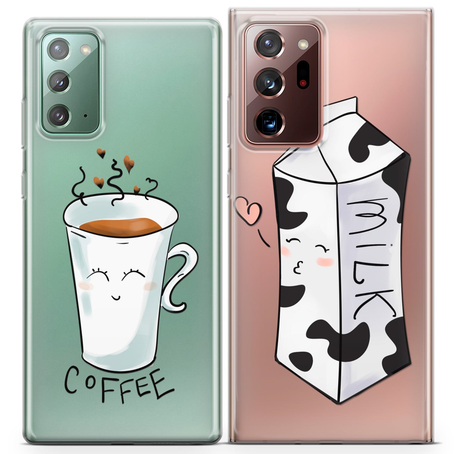 Cavka iPhone Couple Cases Milk and Coffee