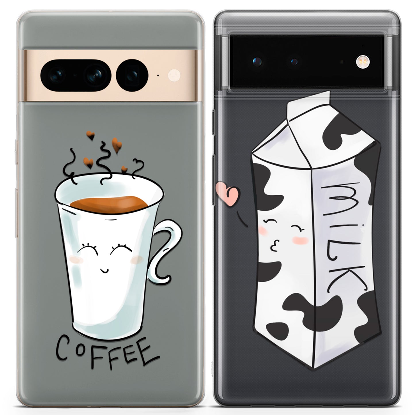 Cavka iPhone Couple Cases Milk and Coffee