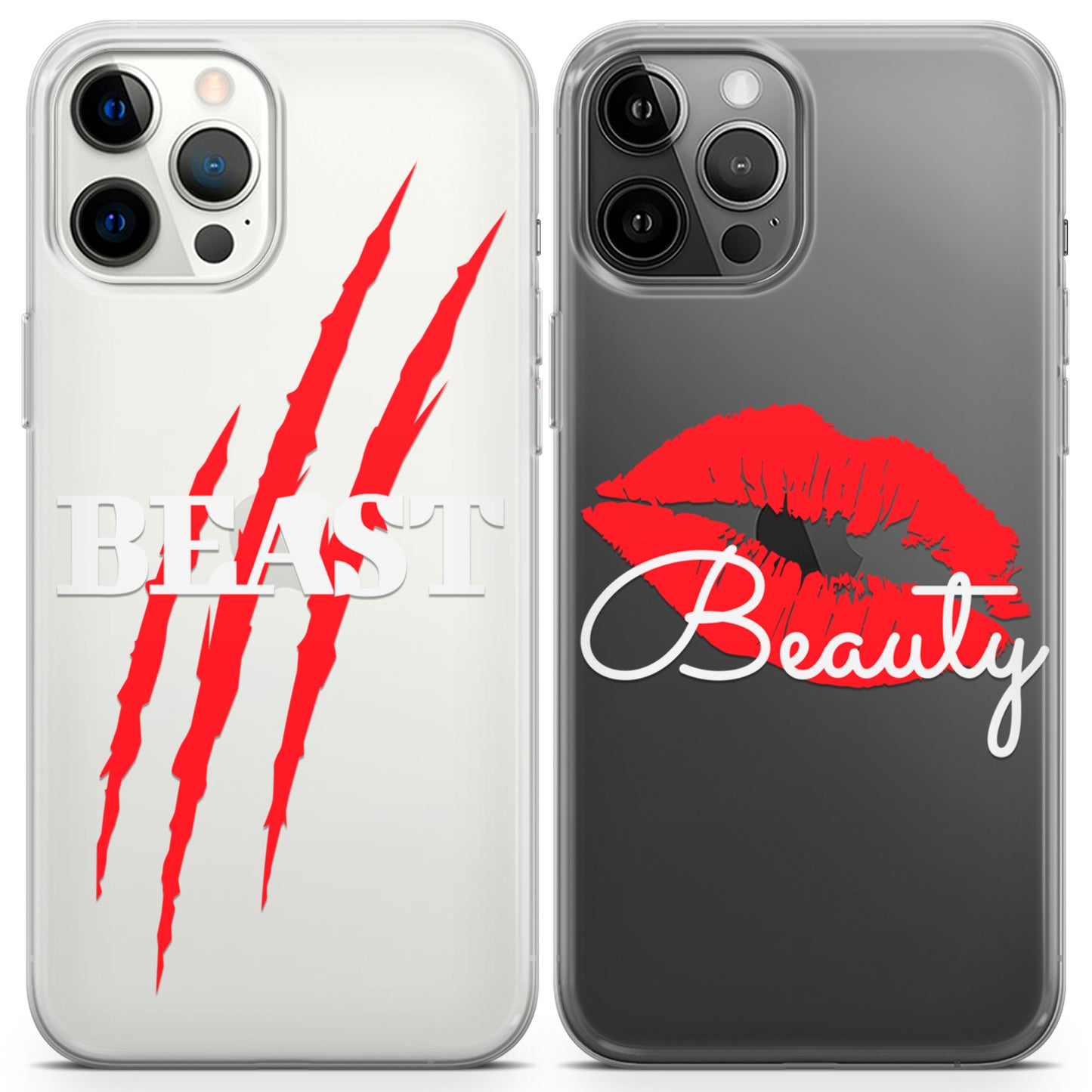 Cavka iPhone Couple Cases Beast and Beauty