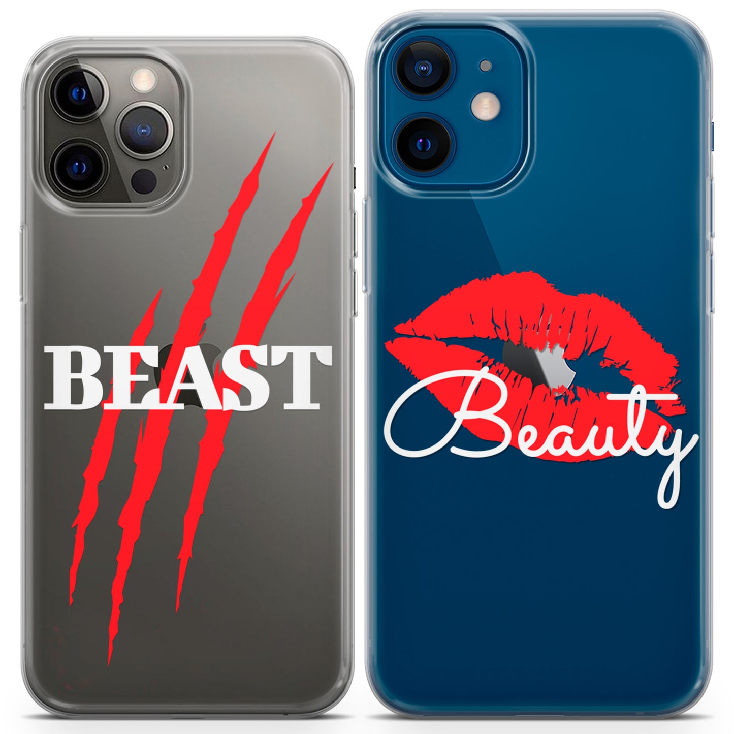 Cavka iPhone Couple Cases Beast and Beauty