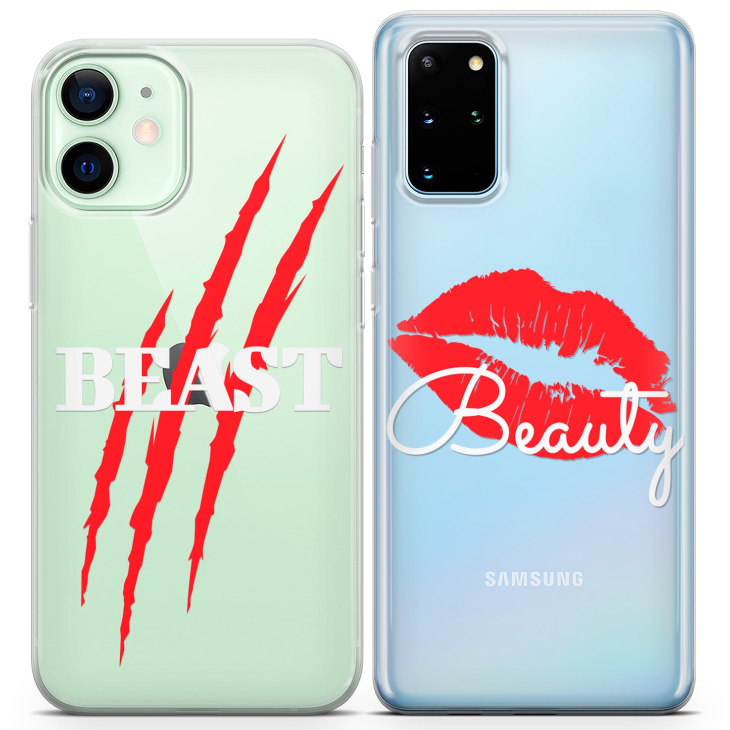 Cavka iPhone Couple Cases Beast and Beauty