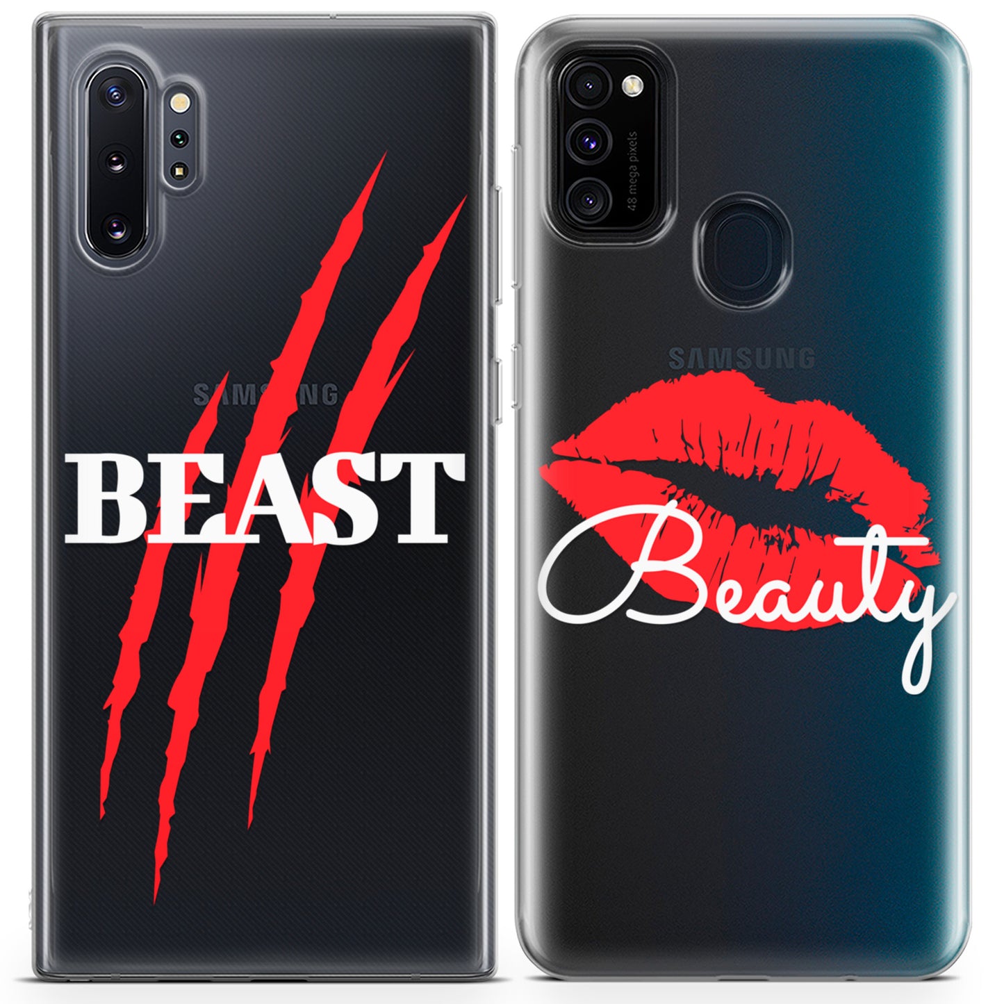 Cavka iPhone Couple Cases Beast and Beauty