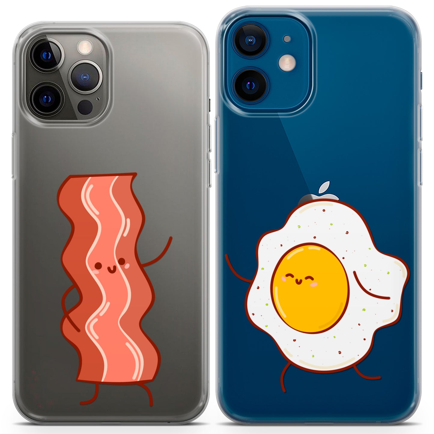 Cavka iPhone Couple Cases Bacon and Egg Cute