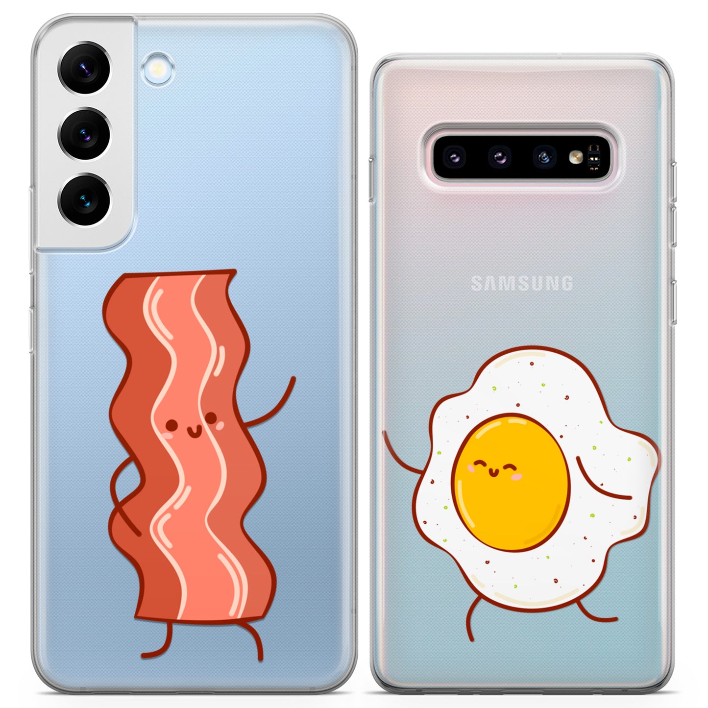 Cavka iPhone Couple Cases Bacon and Egg Cute