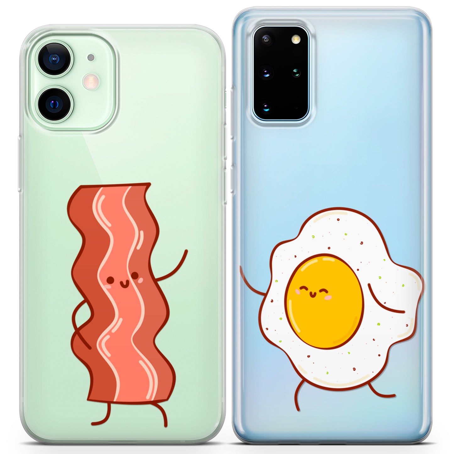 Cavka iPhone Couple Cases Bacon and Egg Cute