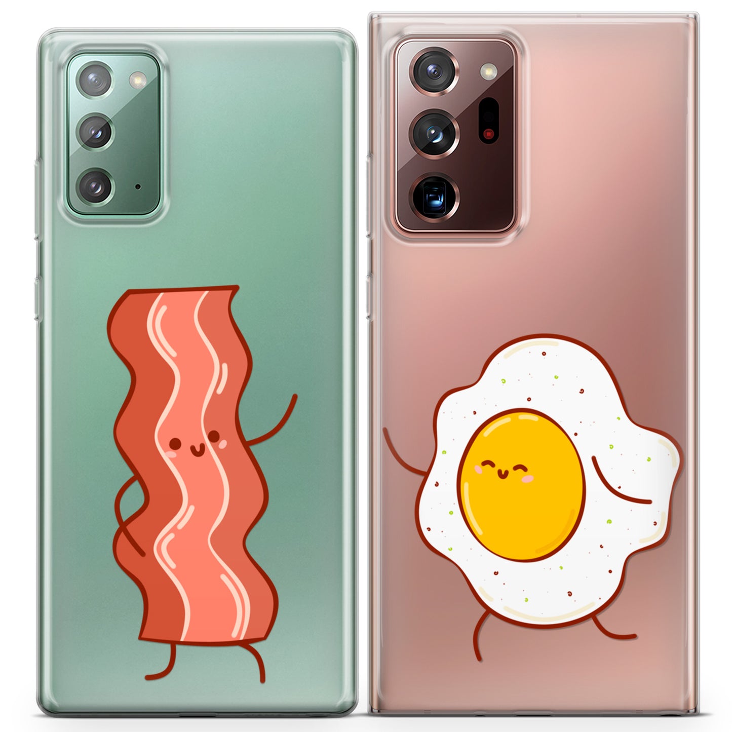 Cavka iPhone Couple Cases Bacon and Egg Cute