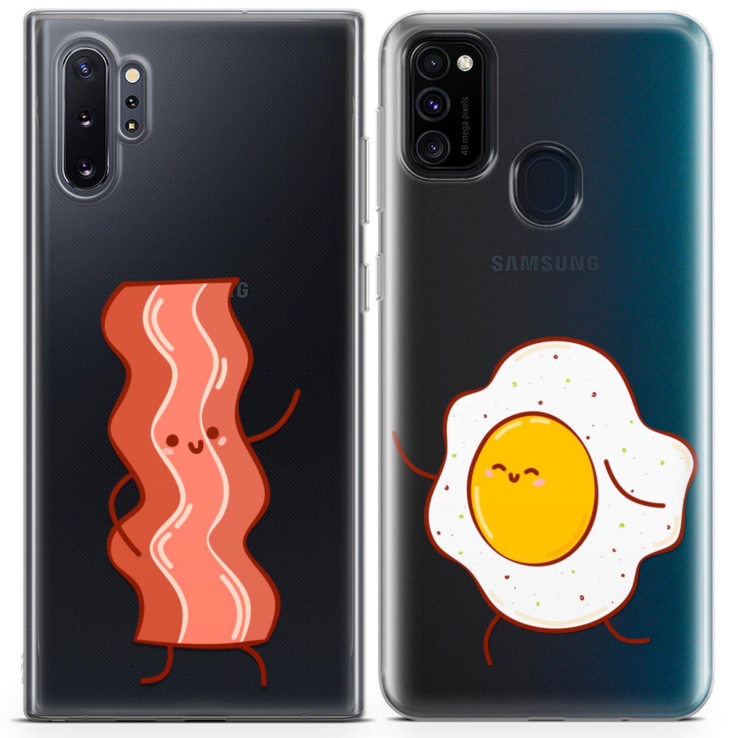 Cavka iPhone Couple Cases Bacon and Egg Cute