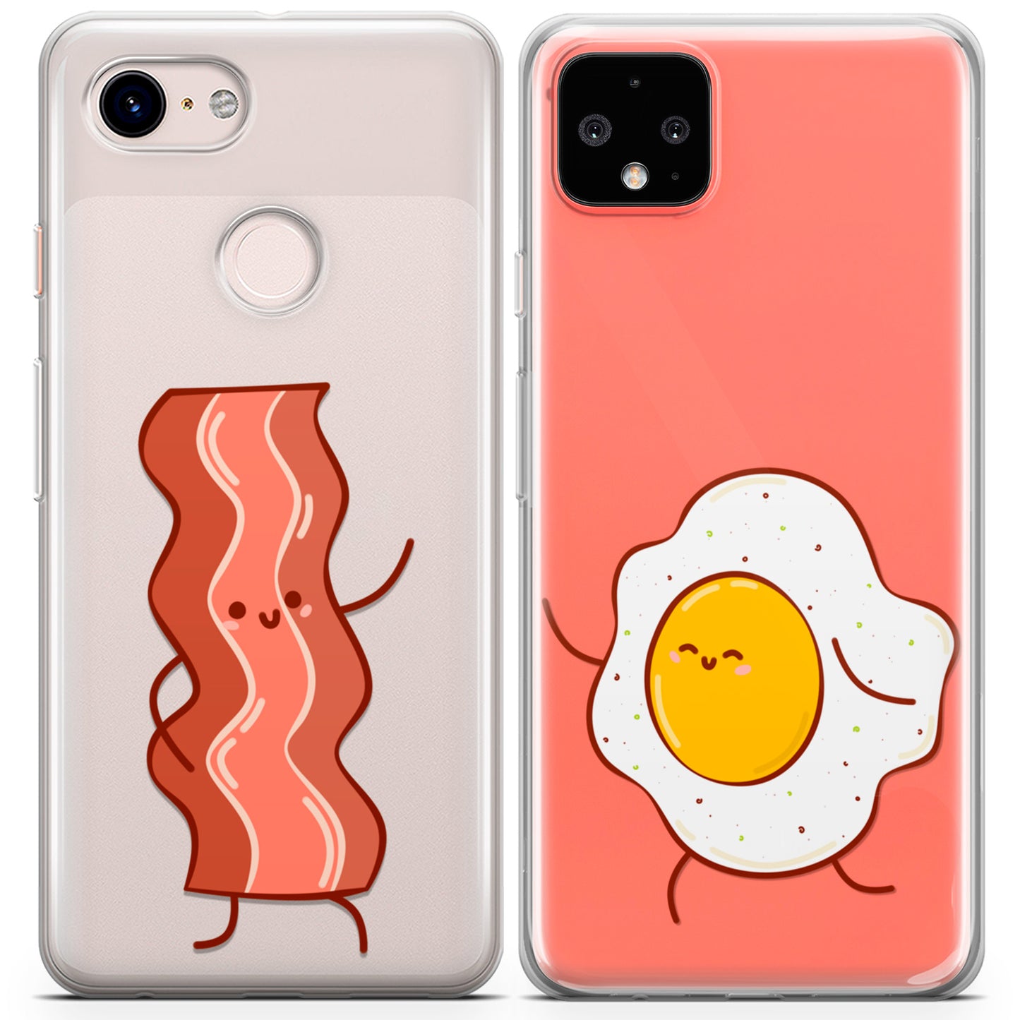 Cavka iPhone Couple Cases Bacon and Egg Cute