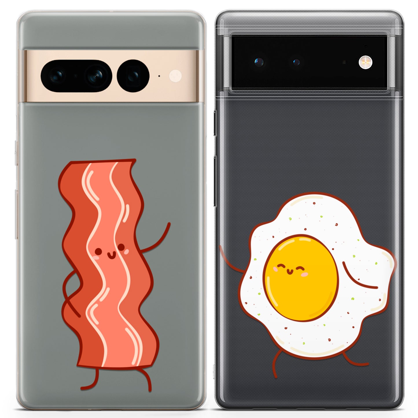 Cavka iPhone Couple Cases Bacon and Egg Cute