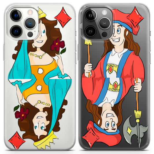 Cavka iPhone Couple Cases Queen and Jack