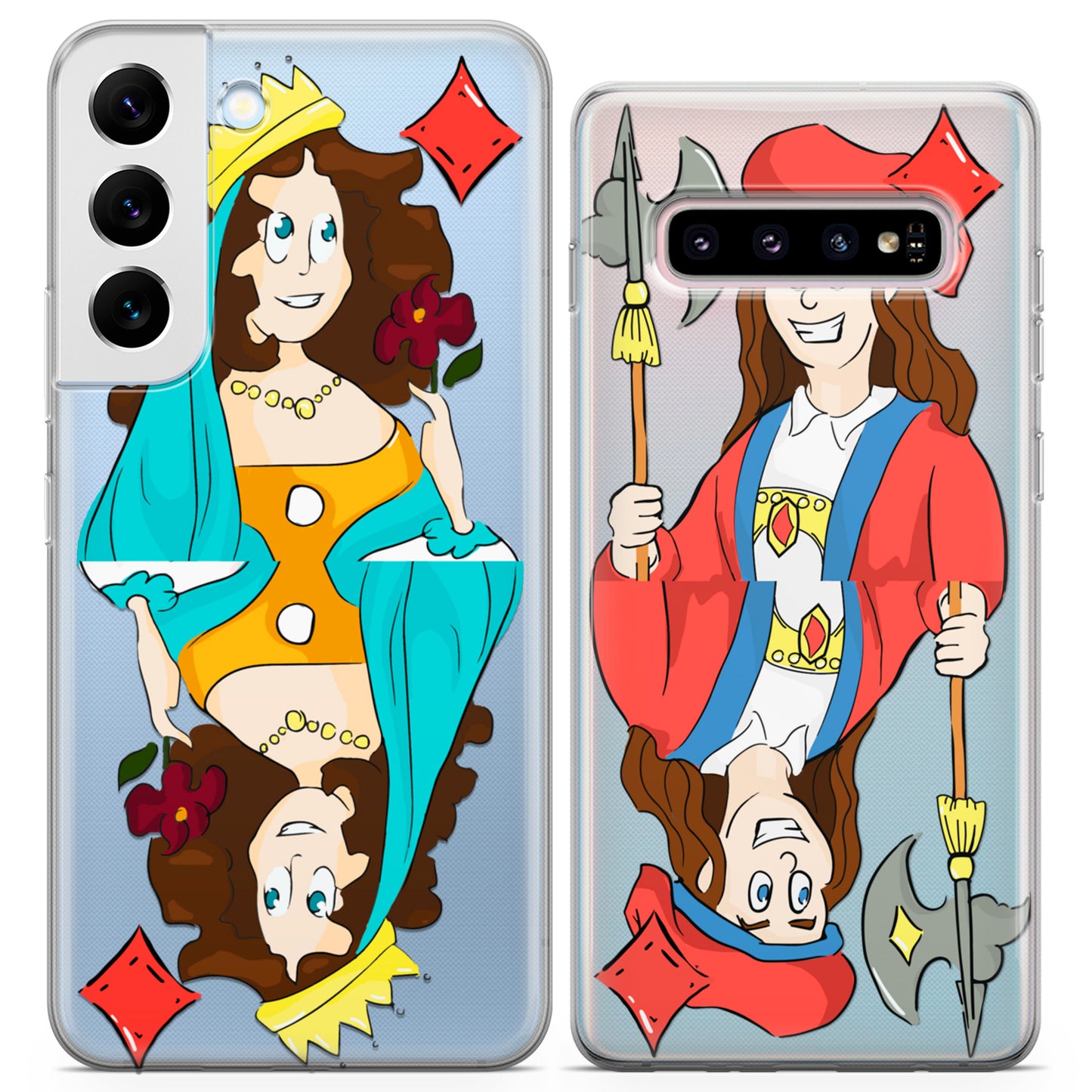 Cavka iPhone Couple Cases Queen and Jack