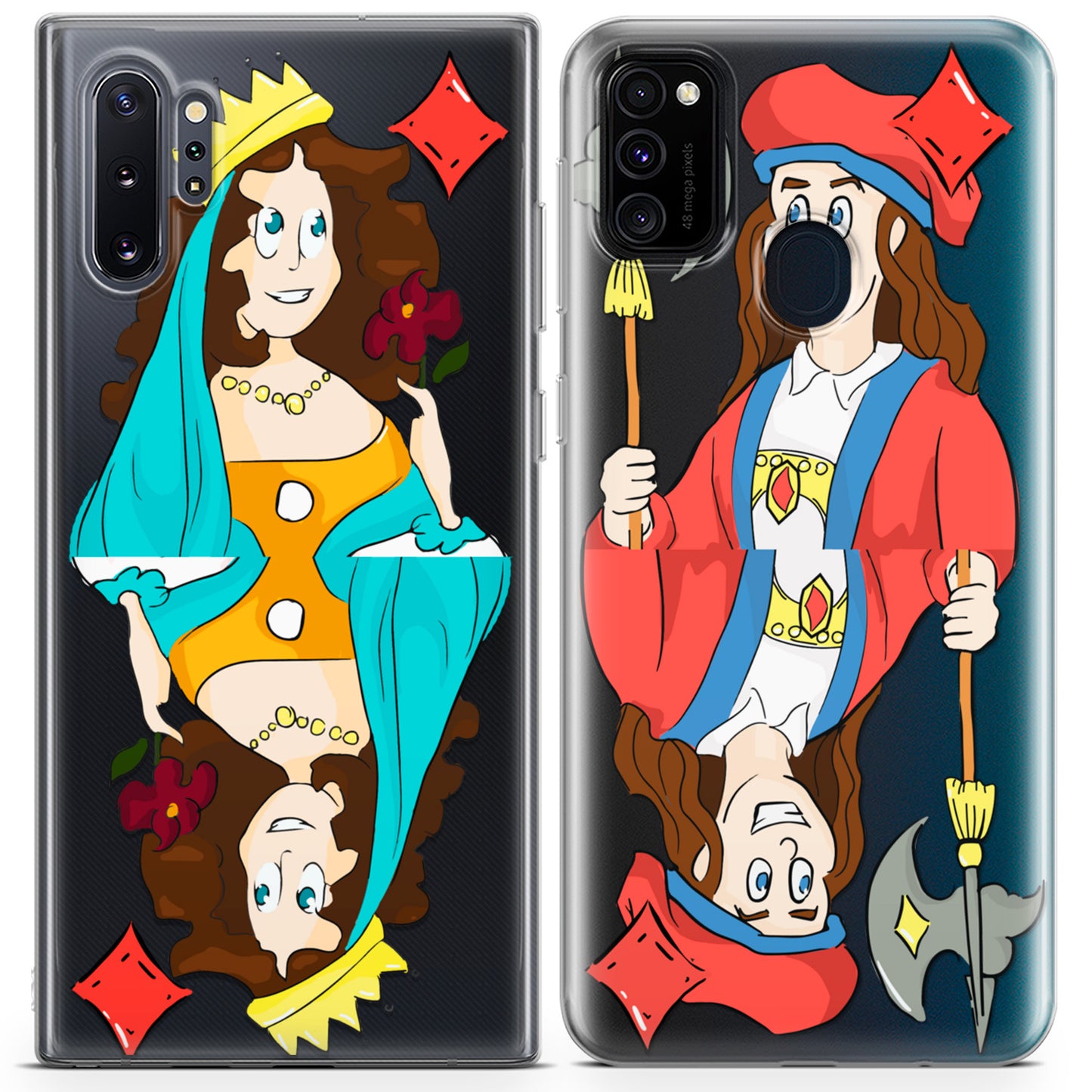 Cavka iPhone Couple Cases Queen and Jack