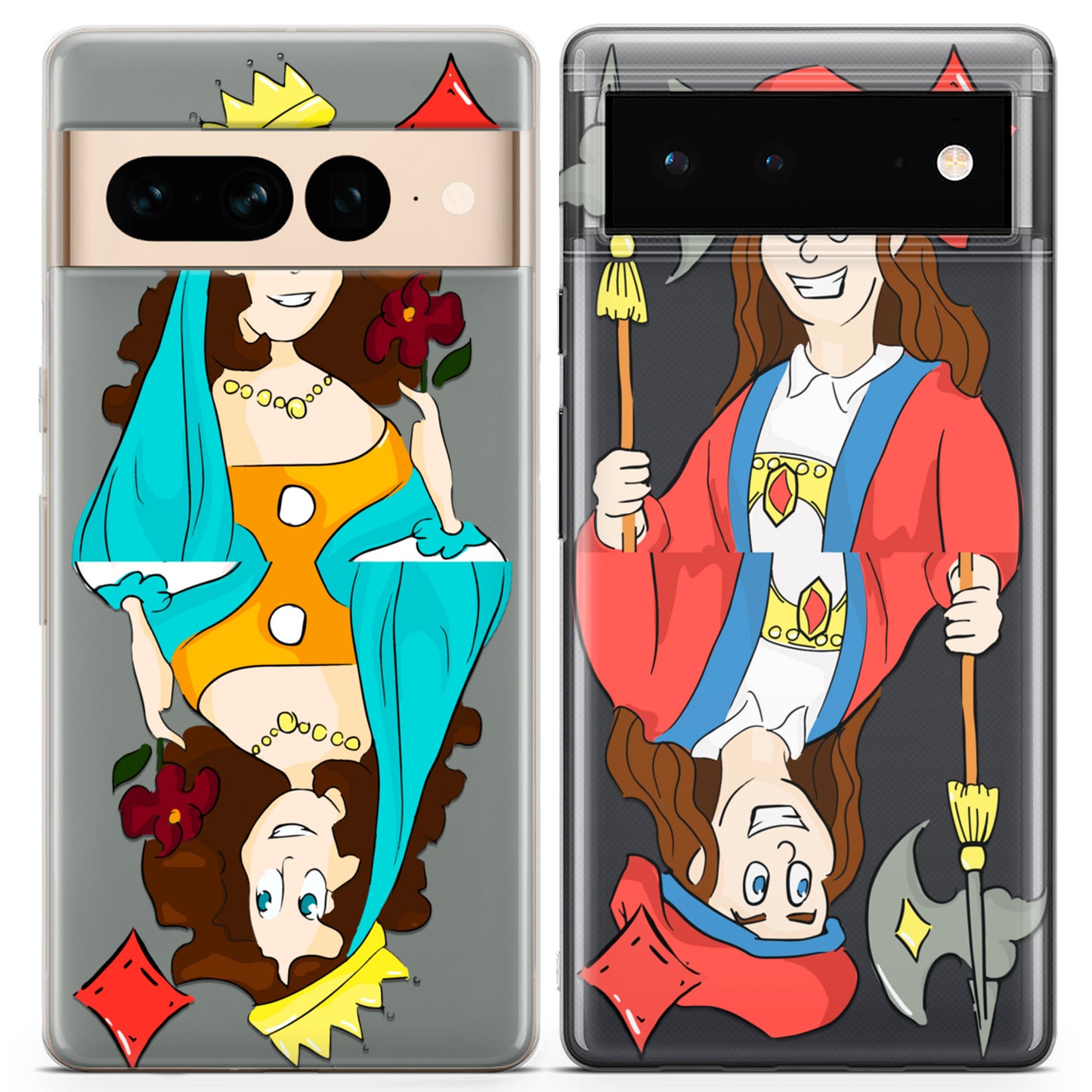 Cavka iPhone Couple Cases Queen and Jack