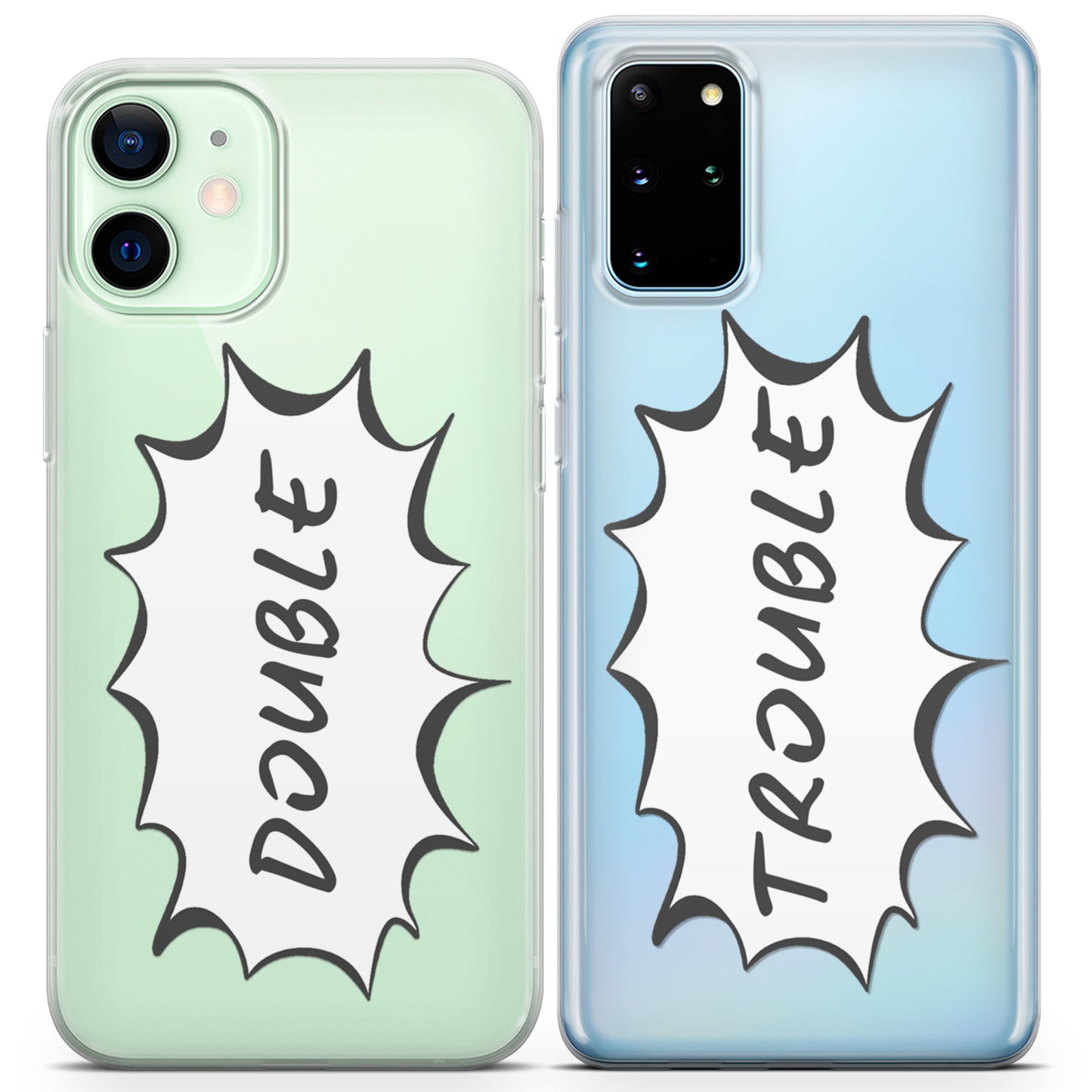 Cavka iPhone Couple Cases Double Trouble