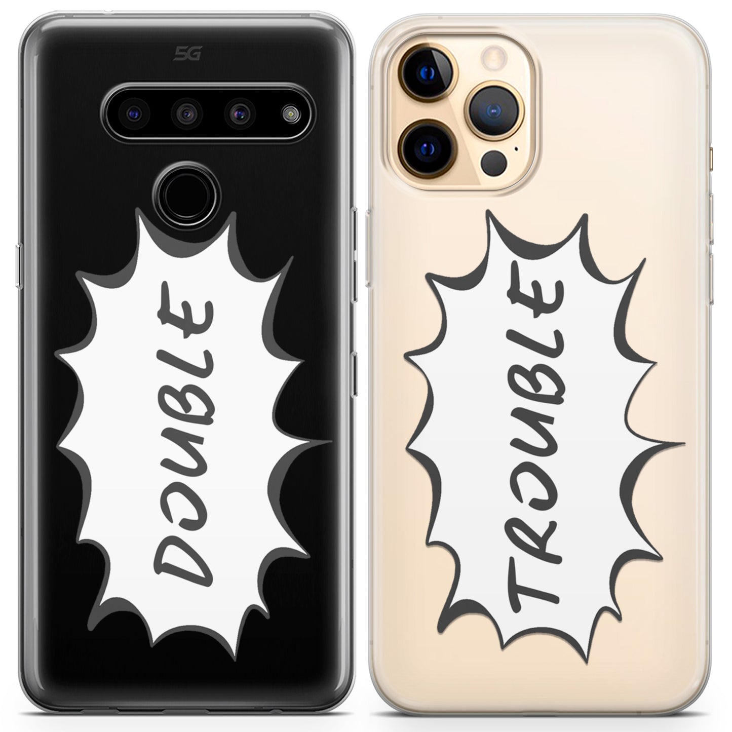 Cavka iPhone Couple Cases Double Trouble