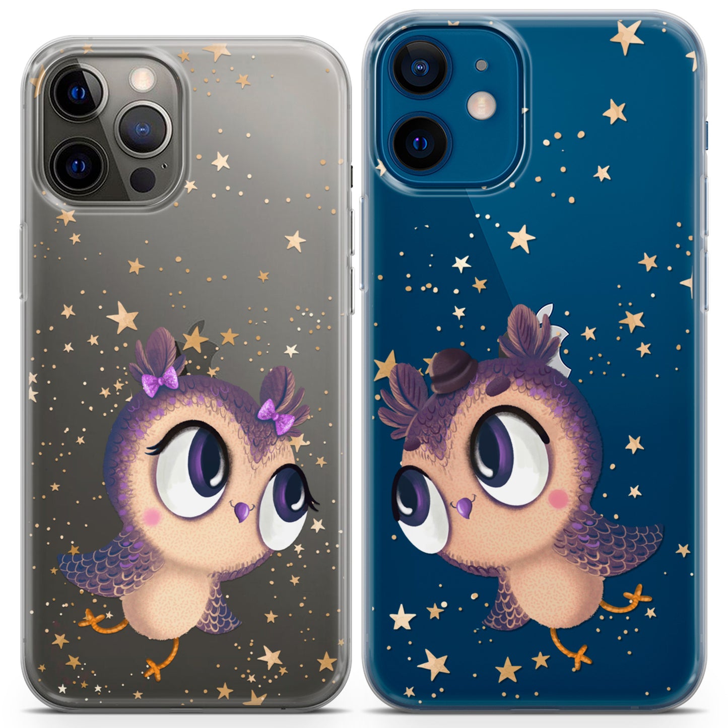 Cavka iPhone Couple Cases Adorable Owls