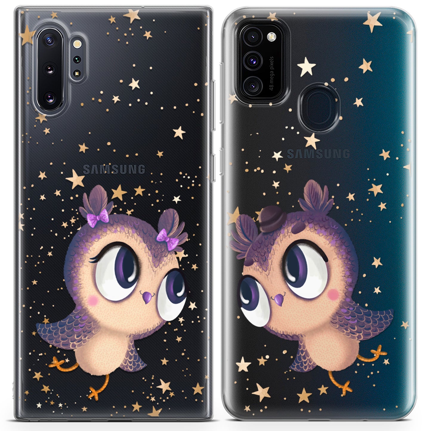 Cavka iPhone Couple Cases Adorable Owls