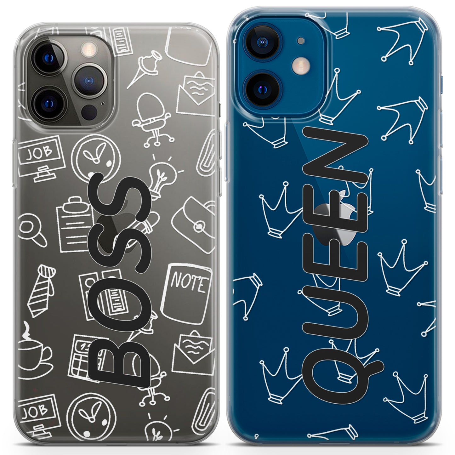 Cavka iPhone Couple Cases Boss and Queen